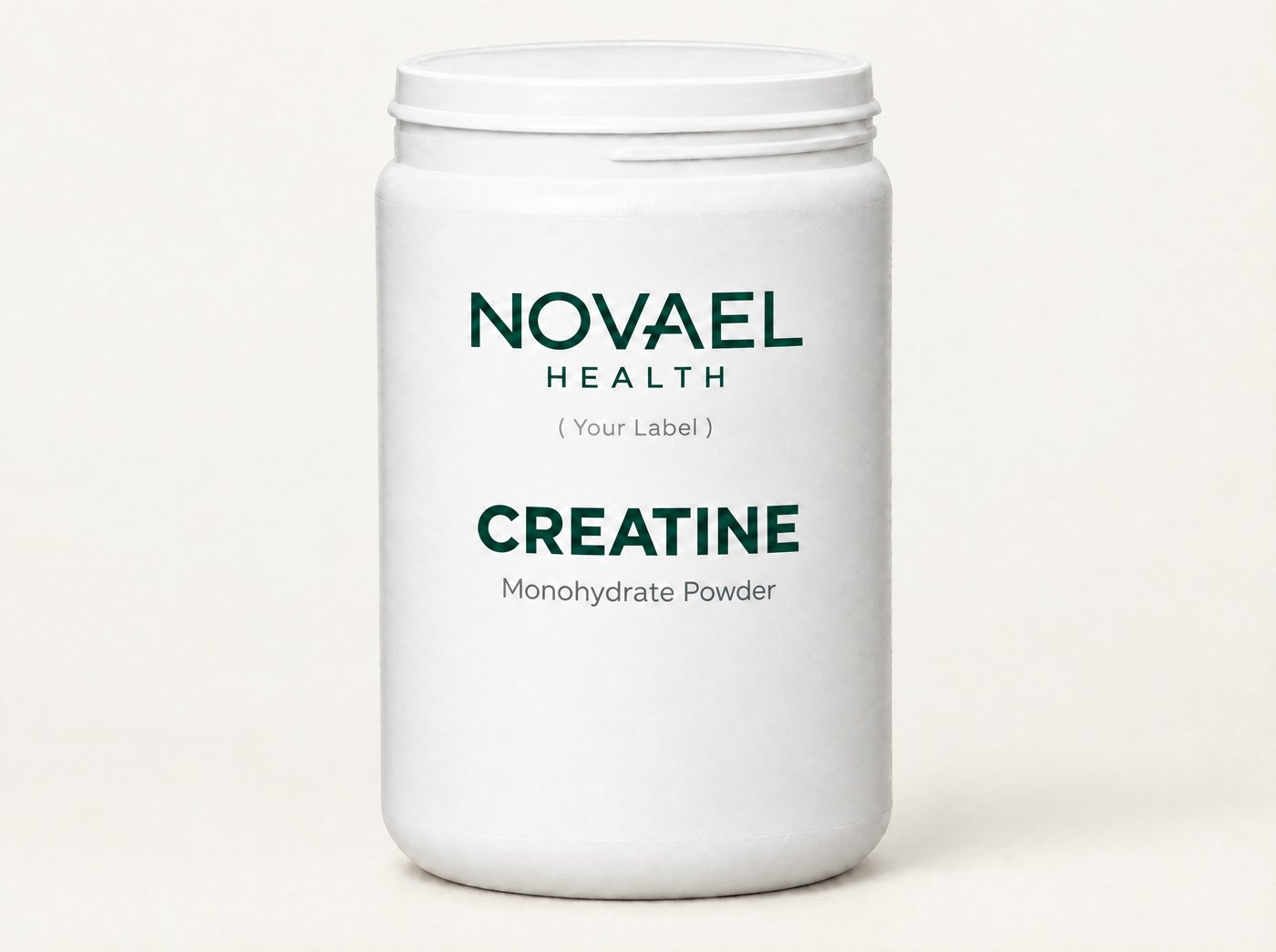 Novael Health Creatine monohydrate powder, coming soon